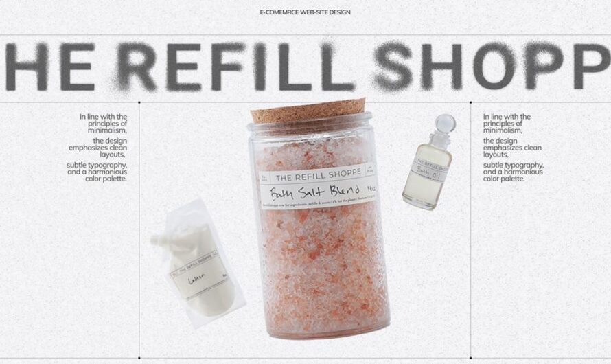 ♻️ Refill Shoppe: Как минимализм в веб-дизайне спасает планету (и ваш кошелёк)