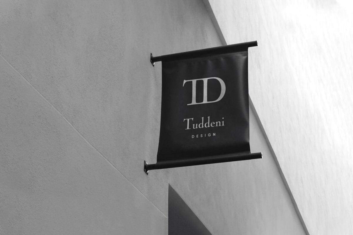 Shop Sign (Flag-Style) Mockup