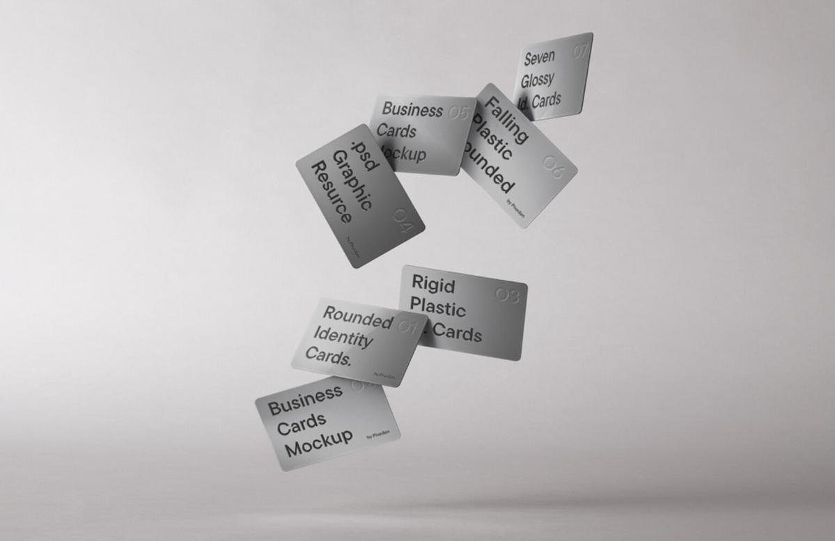 Falling Plastic Cards