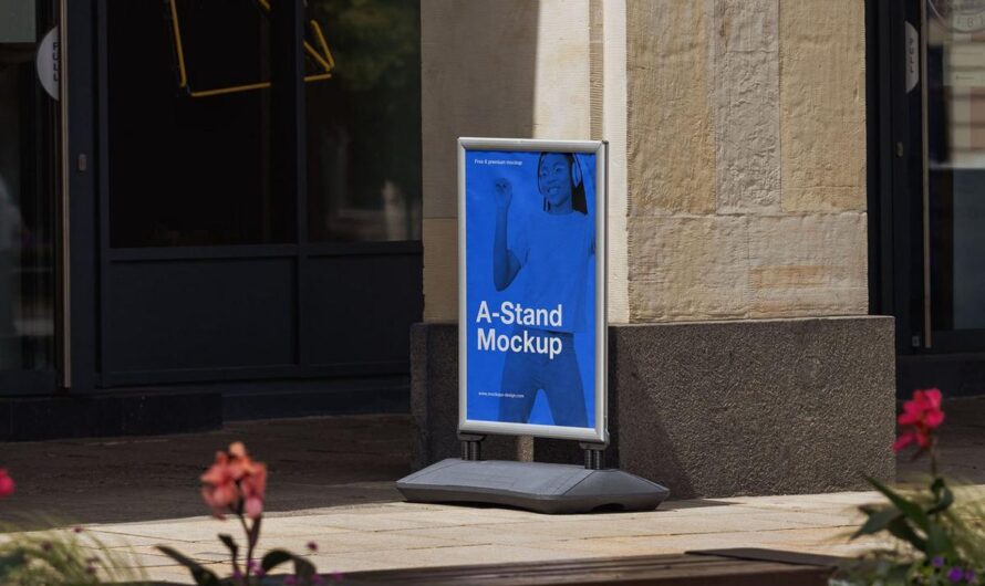 Увлекательный A-Stand Mockup: Привлечь Внимание Легко и Эффективно!