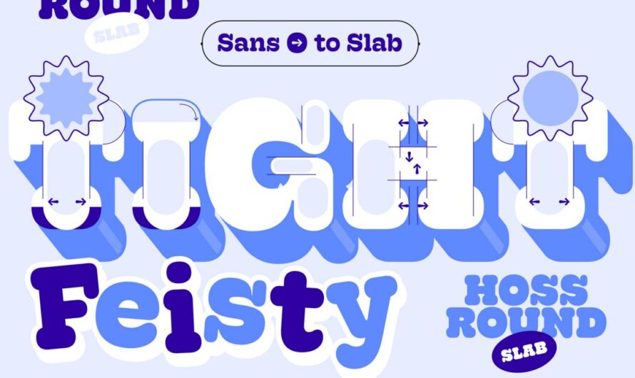 Новый чудо-шрифт Hoss Round Slab: Вдохновение для дизайнеров 🚀