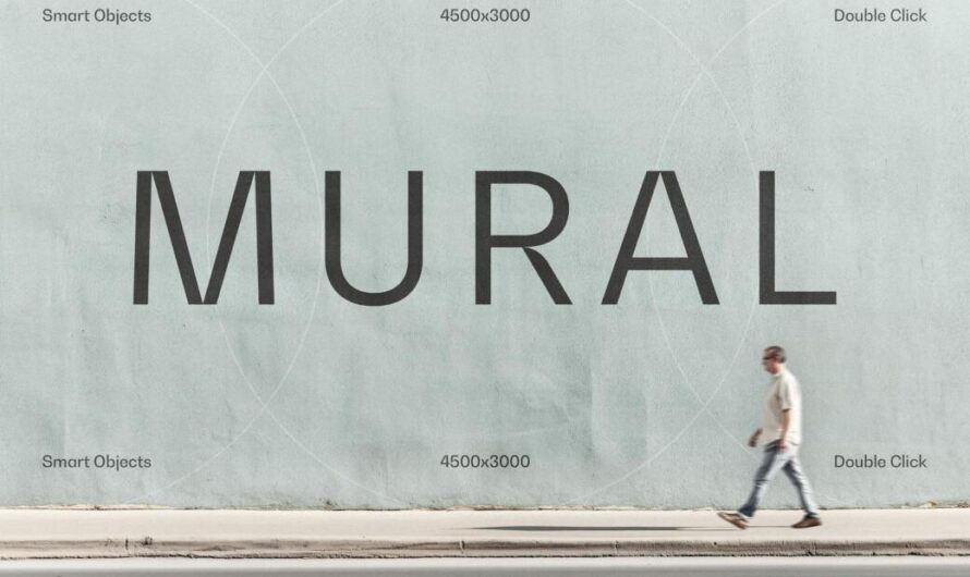 🖼️ Превратите свои идеи в жизнь с помощью Large Wall Mockup!