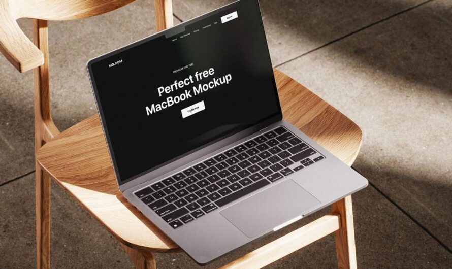 Элегантный мокап MacBook: Презентуйте свои идеи стильно и выгодно! 🌟