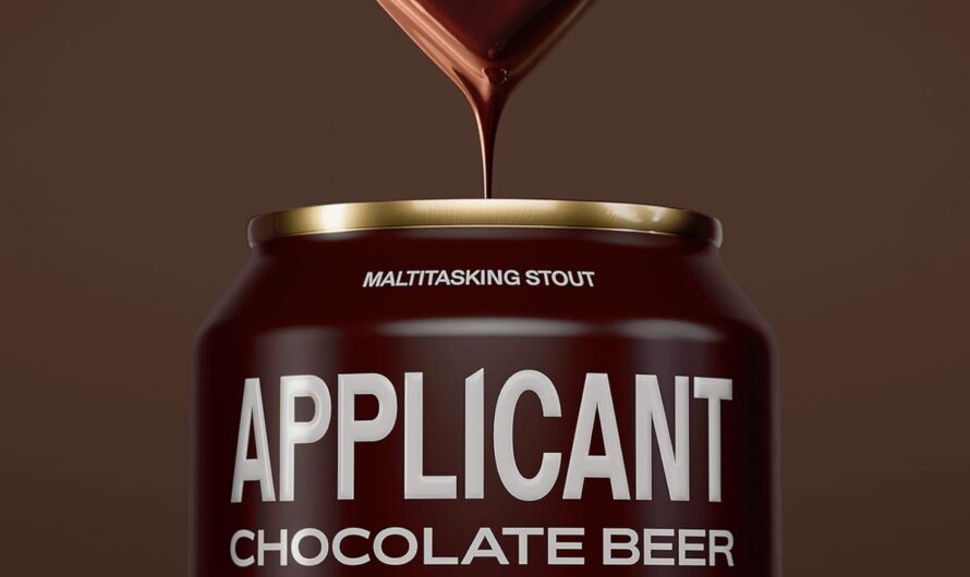🍺 Шоколадный стаут «Applicant»: личный бренд дизайнера в каждой банке!