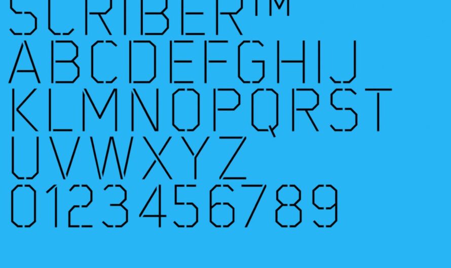 Scriber: Шрифт, Вдохновленный Стрит-Артом и Стеной Творчества