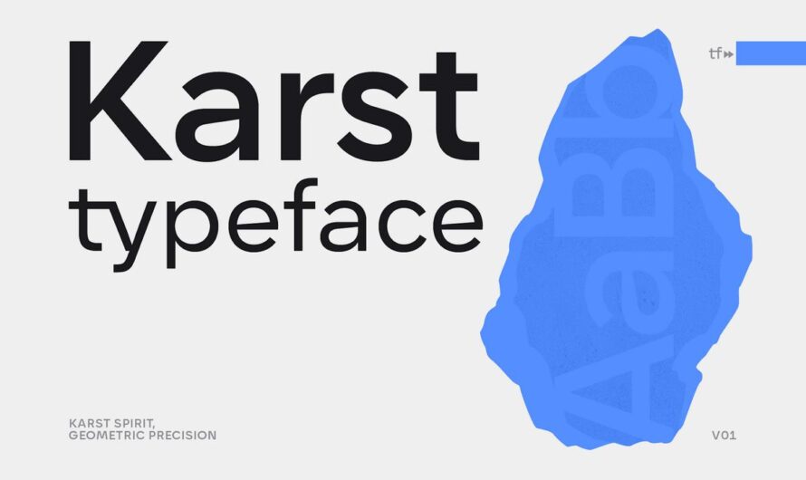 Karst: Шрифт, который заставит твой дизайн зазвучать по-новому 🤘