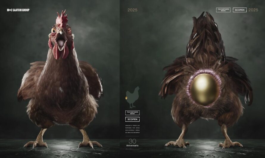 «ЗОЛОТЫЕ ИДЕИ»: Как M&C SAATCHI прокачали юбилей SCOPEN 🐔✨