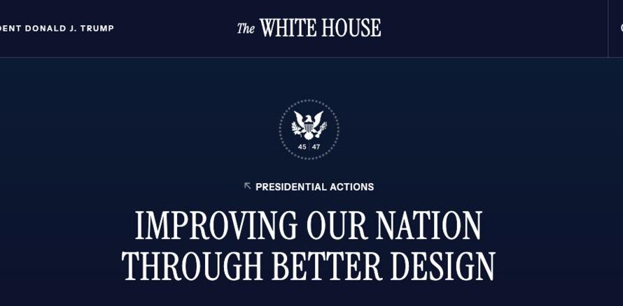Трамп, дизайн и будущее визуальной идентичности правительства США